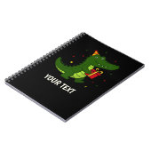 Carnet Cadeau de crocodile mignon (Côté gauche)