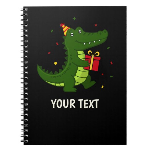 Carnet Cadeau de crocodile mignon (Devant)