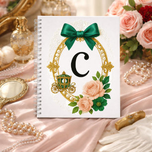 Carnet Cadeau de demoiselle d'honneur Initial C Élégant R