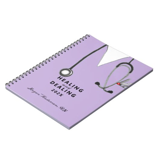 Carnet Cadeau de diplôme d'infirmière (Côté gauche)