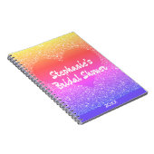 Carnet Cadeau de Fête de Mariage à Monogramme en Cœur de  (Côté Droit)