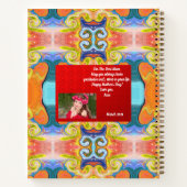 Carnet Cadeau de fête des mères abstrait élégant Monogram (Dos)