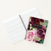 Carnet Cadeau de grossesse Fleurs Élégantes Modernes Beau (Intérieur)