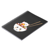 Carnet Cadeau de Kawaii de chat de Ramen pour Otakus (Côté gauche)
