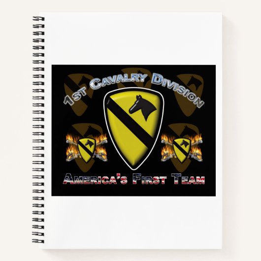 Carnet Cadeau de la 1ère division de cavalerie (Devant)