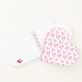 Carnet Cadeau de la Saint-Valentin Cœurs roses à l'aquare (Intérieur)