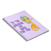 Carnet Cadeau de la Saint-Valentin dinosaure violet pour (Côté Droit)