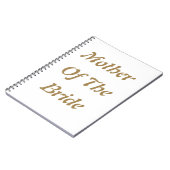 Carnet Cadeau de Mariage de la Mère de la Mariée Favori O (Côté gauche)