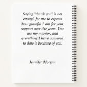 Carnet Cadeau de mentor pour gestionnaires superviseurs (Dos)