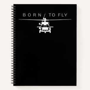 Carnet Cadeau de pilote d'hélicoptère de l'aviation mil