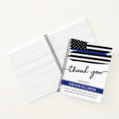 Carnet Cadeau de retraite d'un policier de Merci sur mesu (Intérieur)