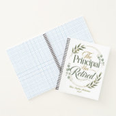 Carnet Cadeau de retraite personnalisé pour un directeur (Intérieur)