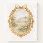 Carnet Cadeau de souvenir élégant de la Régence initiale (Dos)