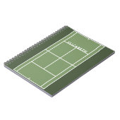 Carnet Cadeau de tennis personnalisé (Côté gauche)