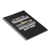 Carnet Cadeau de trombone - orchestre futé d'instrument (Côté Droit)