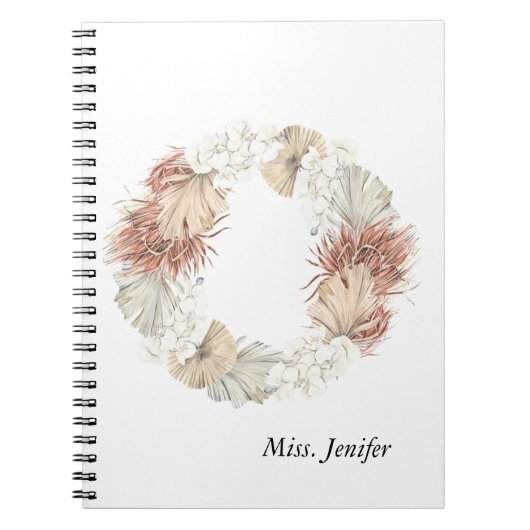Carnet Cadeau d'enseignant inspirant aquarelle (Devant)