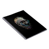 CARNET CADEAU D'HALLOWEEN SQUELETTE ŒIL CRÂNE (Côté Droit)