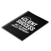 Carnet Cadeau drôle pour gestionnaire de réussite client (Côté gauche)