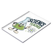 Carnet Cadeau drôle pour professeur de science (Côté gauche)