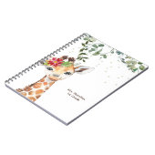 Carnet Cadeau enseignant Giraffe amusant (Côté gauche)