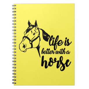 Carnet Cadeau équestre occidental Cheval à cheval Non