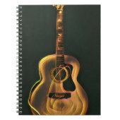 Carnet cadeau guitariste cool (Devant)