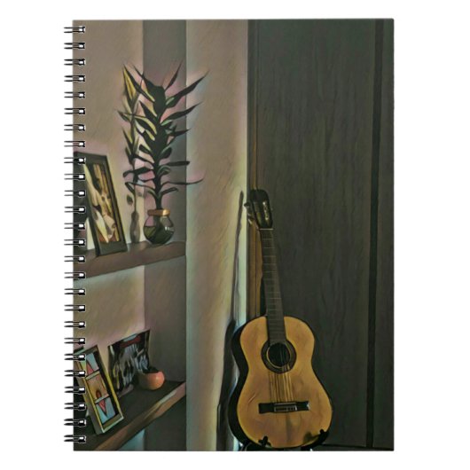 Carnet cadeau guitariste cool (Devant)