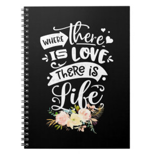 Carnet Cadeau mariage   Il Y A L'Amour Il Y A La Vie