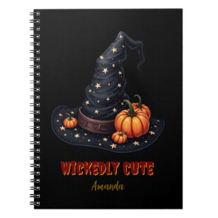 Carnet Cadeau personnalisé d'Halloween méchamment mignon