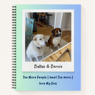 Carnet Cadeau photo personnalisé chien cadeau personnalis