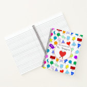 Carnet Cadeau pour enseignant de formes géométriques 2D e (Intérieur)
