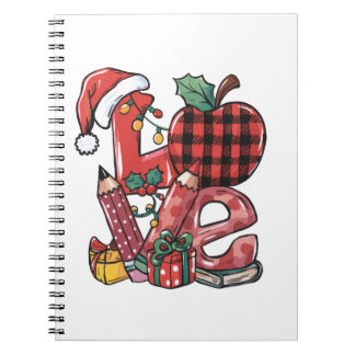 Carnet Cadeau pour Enseignant | Joyeux Noël Amour