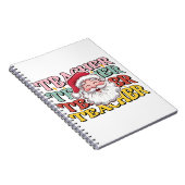 Carnet Cadeau pour Enseignant | Père Noël Enseignant (Côté Droit)