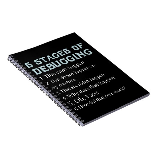 Carnet Cadeau pour le programmeur de débogage informatiqu (Côté Droit)