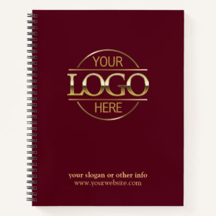 Carnet Cadeau promotionnel de logo d'entreprise moderne