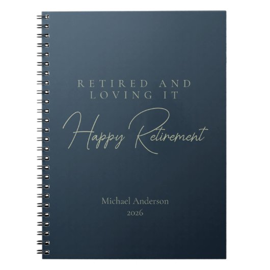 Carnet Cadeau retraite et vie paisible (Devant)