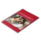 Carnet Cadeau romantique personnalisé avec photo et texte (Côté gauche)