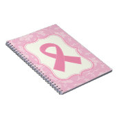 Carnet Cadeau rose de bénédictions de ruban de cancer du (Côté Droit)