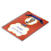 Carnet Cadeau royal d'or de prince rouge bleu (Côté gauche)