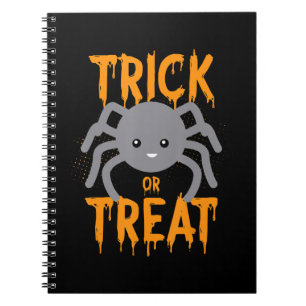 Carnet Cadeau Spider Araignée - Trick Ou Treat - Hallow