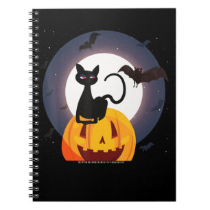 Carnet Cadeau Spider Halloween Black Cat Spider Citroui