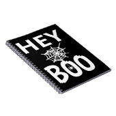Carnet Cadeau Spider | Hey Boo Halloween Funny Spider Web (Côté Droit)