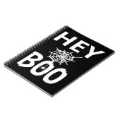 Carnet Cadeau Spider | Hey Boo Halloween Funny Spider Web (Côté gauche)