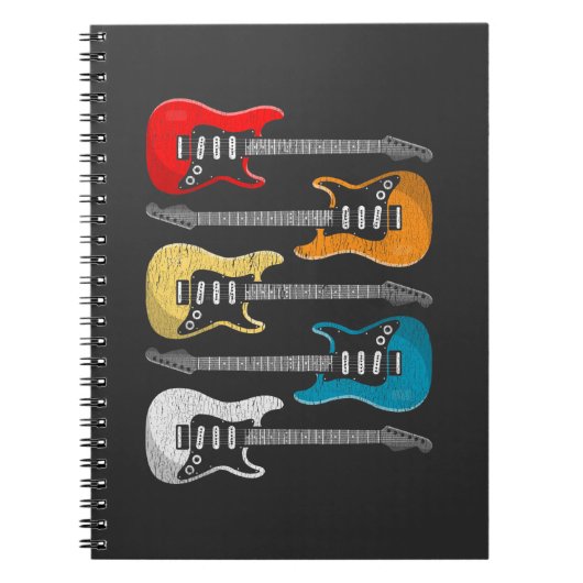 Carnet Cadeau vintage pour guitaristes (Devant)
