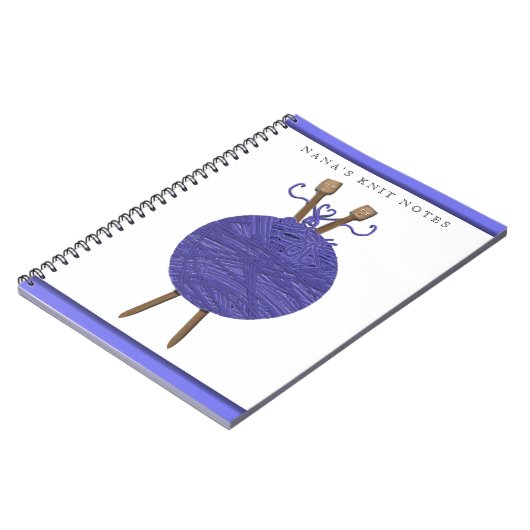 Carnet Cadeaux à thème tricot (Côté gauche)