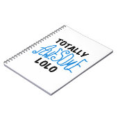 Carnet Cadeaux Bleus Lolo Totalement géniaux (Côté gauche)