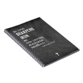 Carnet Cadeaux chrétiens personnalisés pour le cuir (Côté Droit)