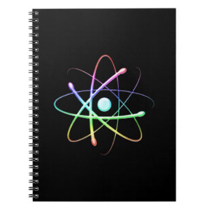 Carnet Cadeaux colorés de geek de l'atome