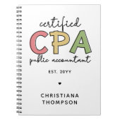 Carnet Cadeaux comptables publics certifiés CPA personnal (Devant)