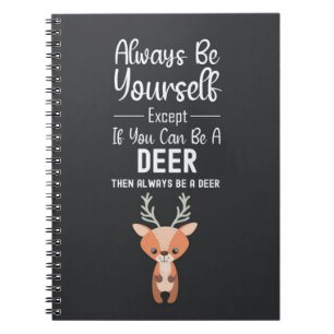 Carnet Cadeaux d'amour de cerfs mignons Animaux Faune Hum